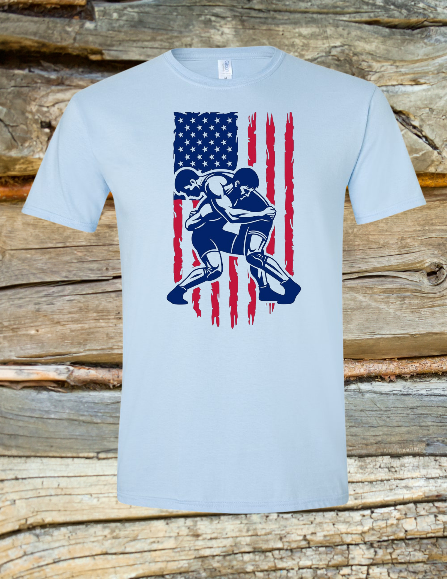 Wrestling Flag america