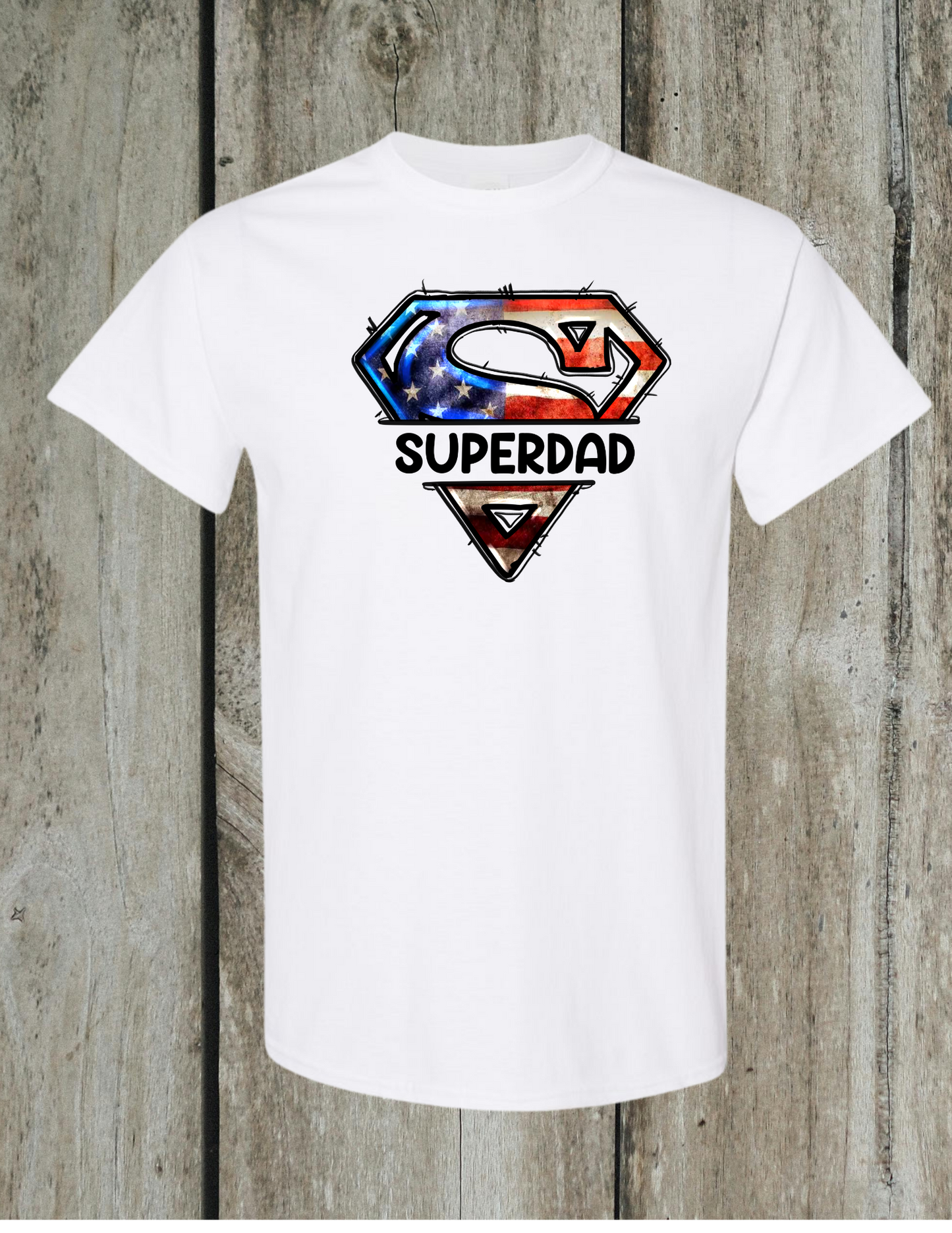 Superdad sheild flag