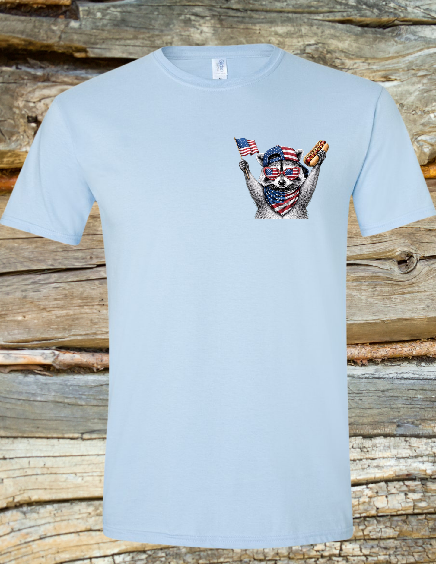 Red White & Feral Raccoon