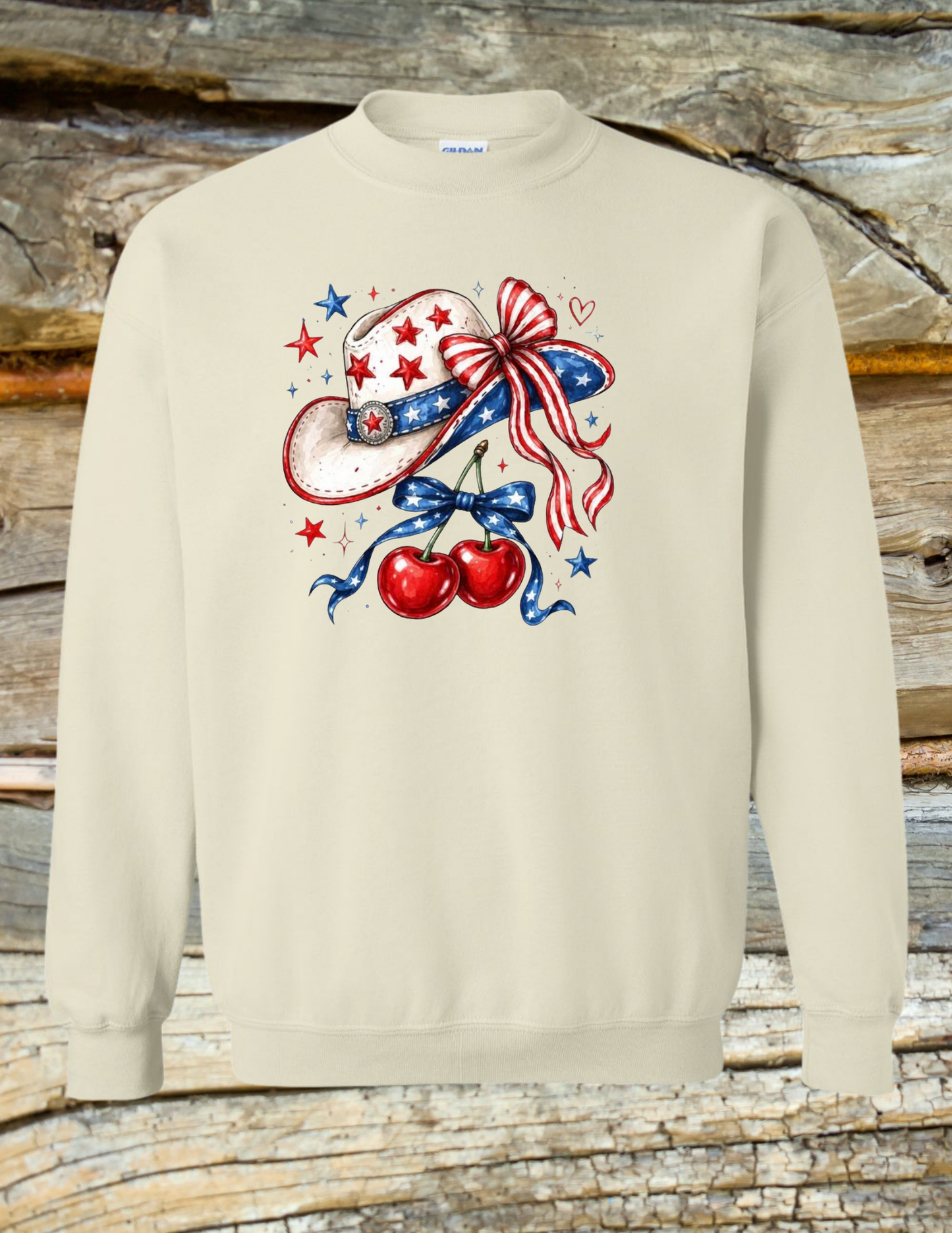 Cowgirl Hat cherry patriotic