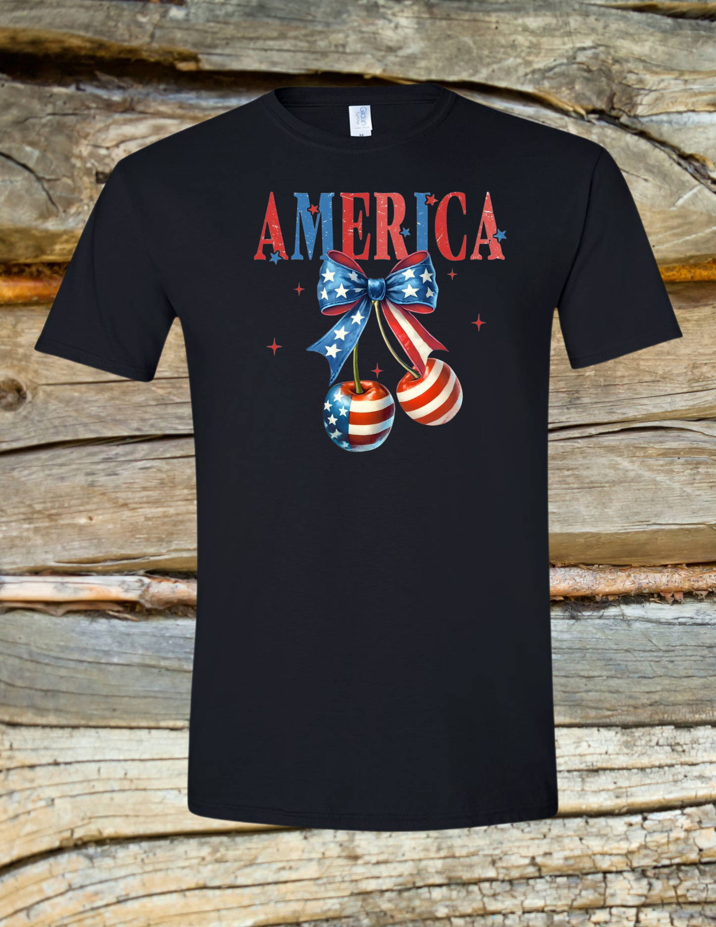 America Cherry Flag