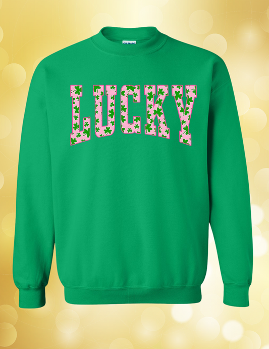 Lucky pink shamrock
