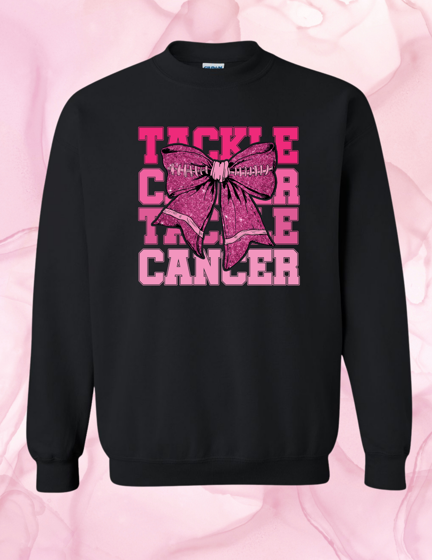 tackle cancer bow