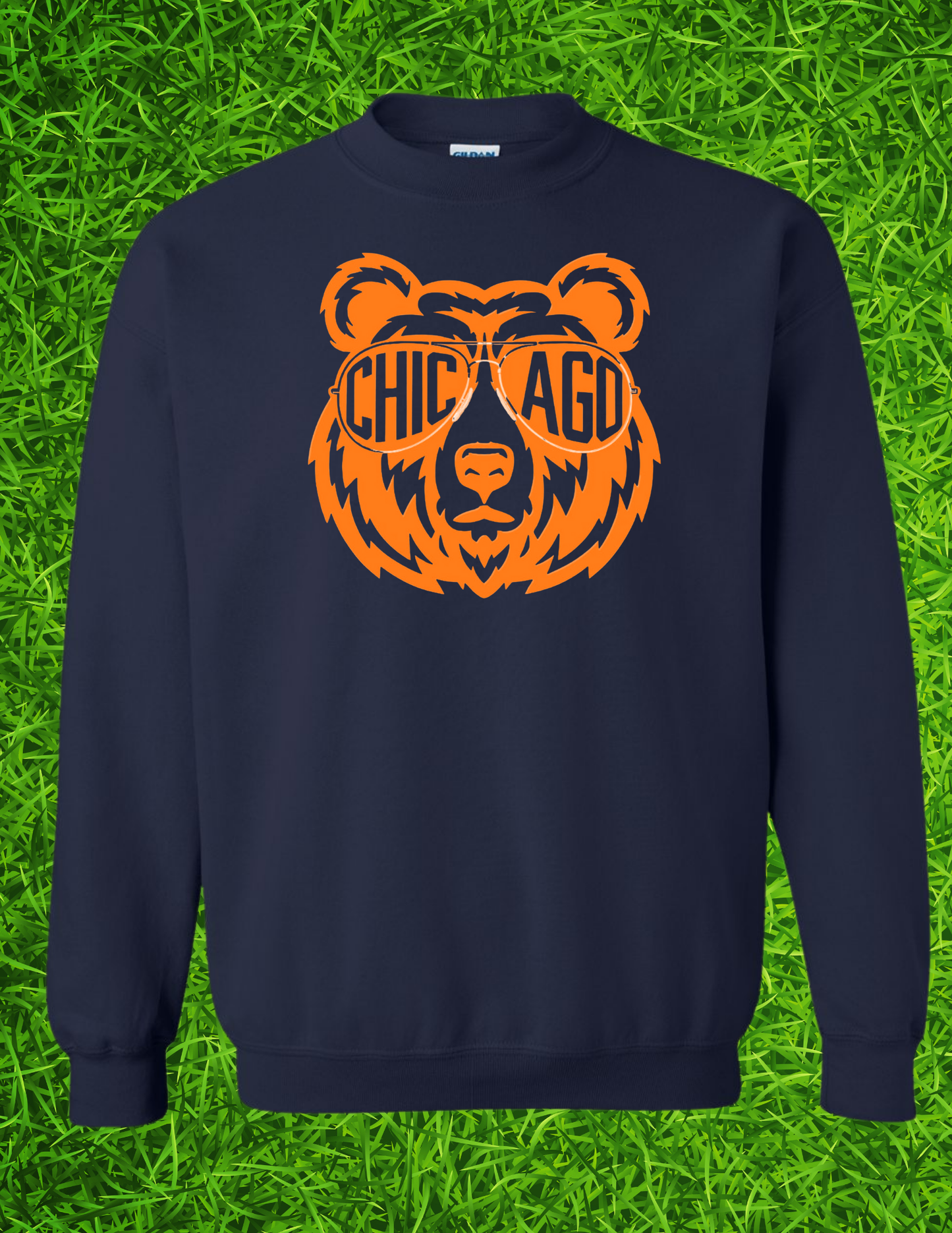 Chicago Bear Head Glasses - good better best
