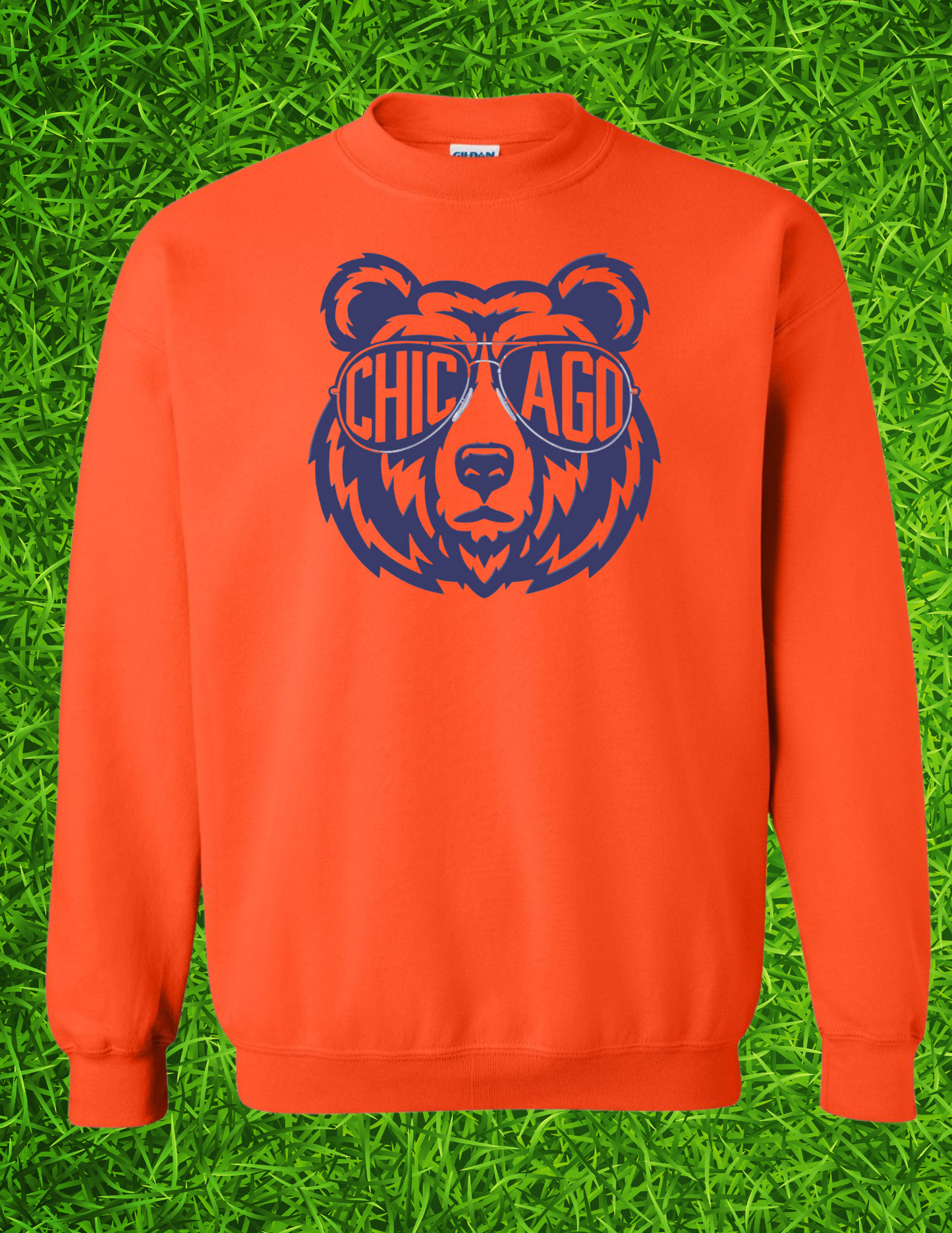 Chicago Bear Head Glasses - good better best