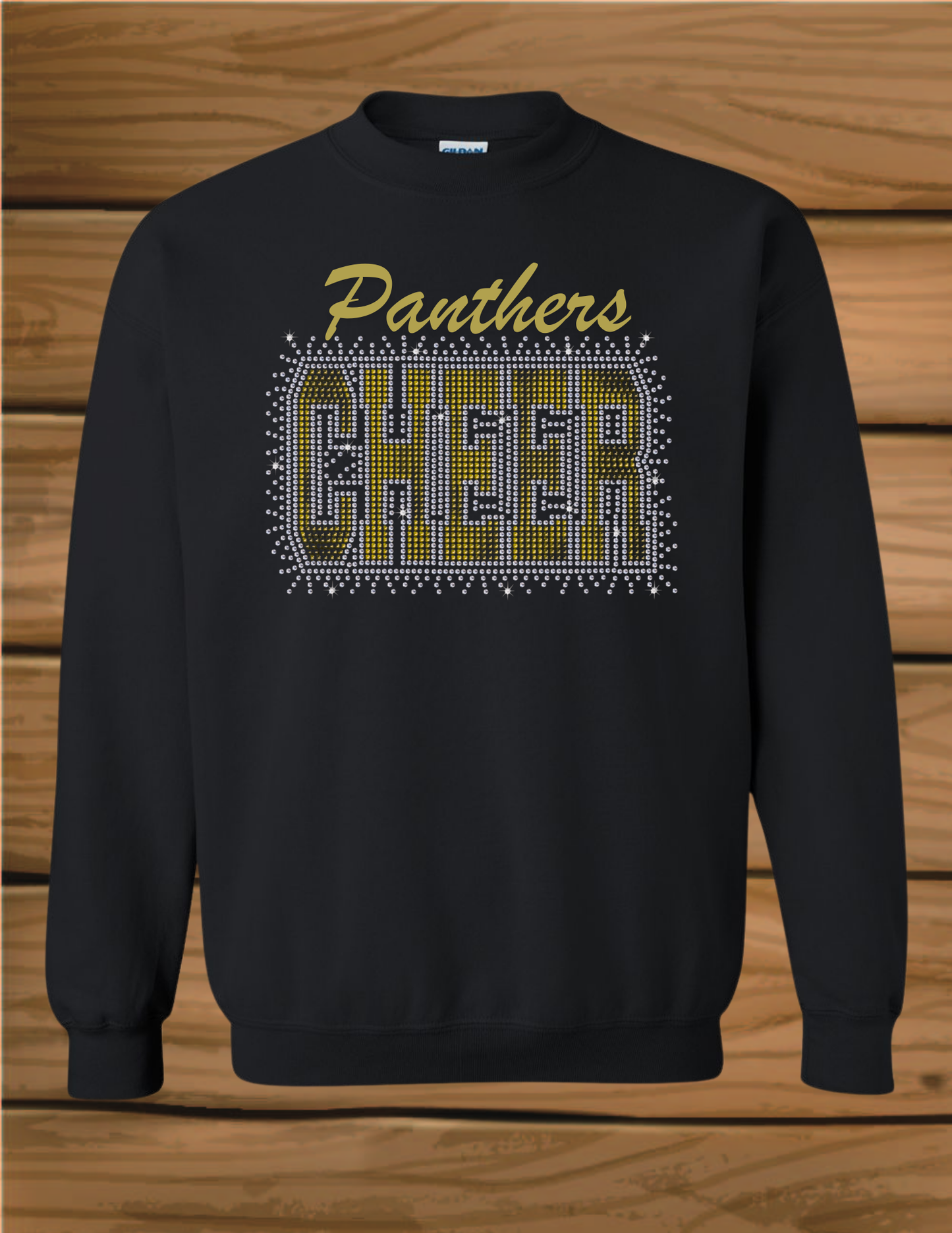 Panthers CHEER rhinestone