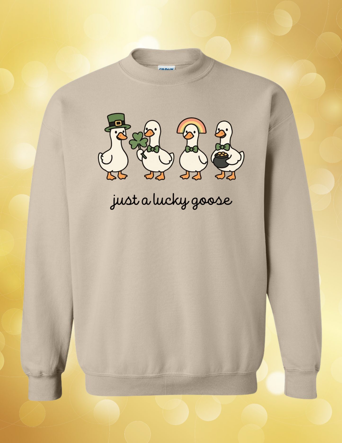just a lucky goose