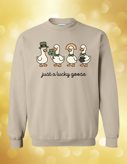 just a lucky goose