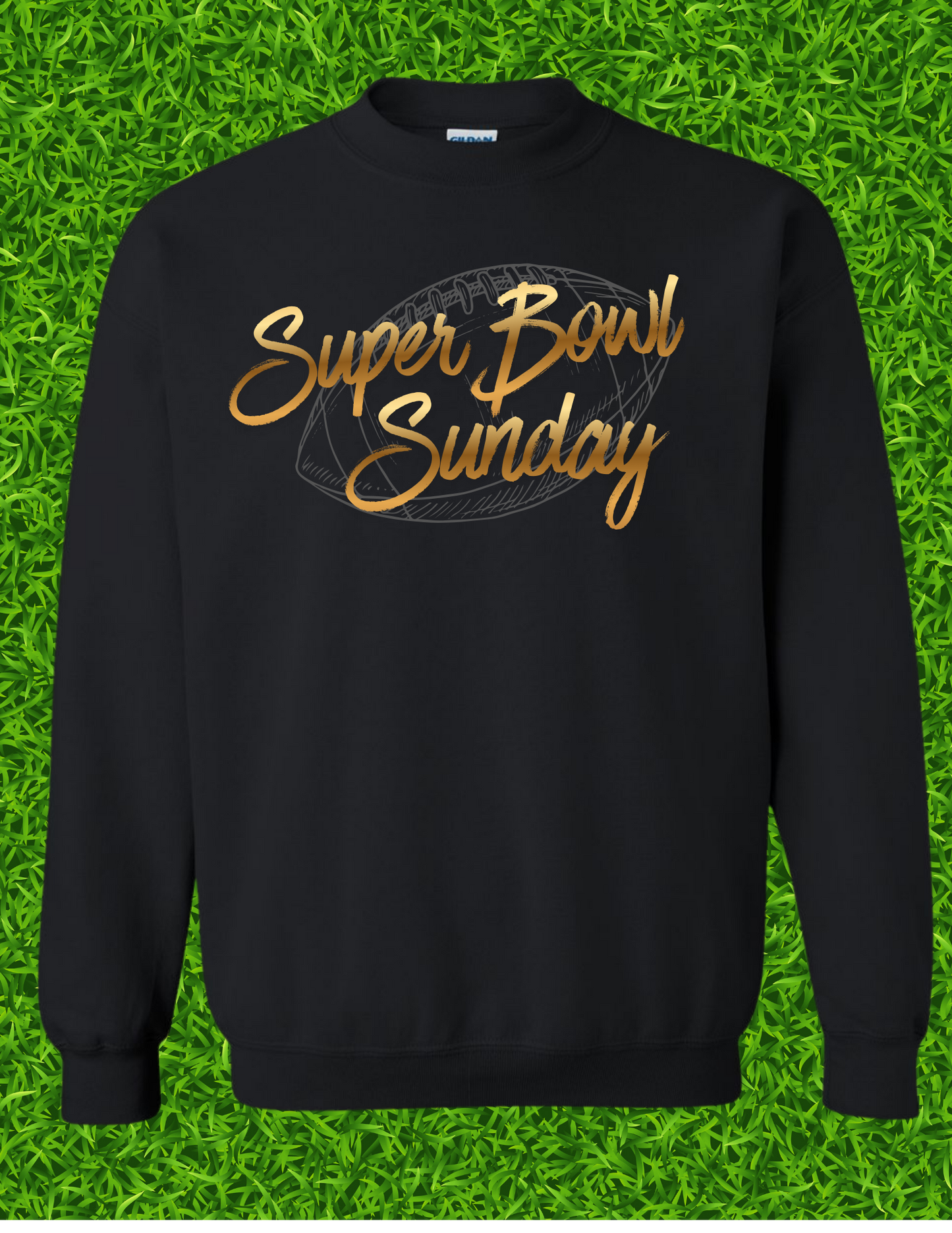 Superbowl Sunday Football gold