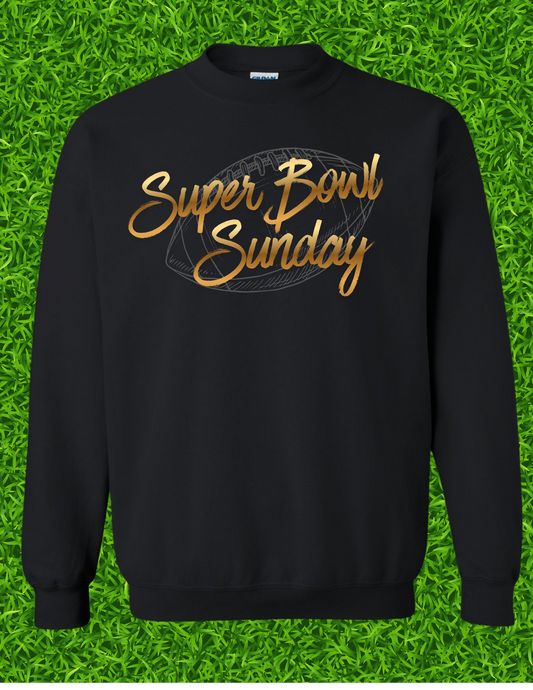 Superbowl Sunday Football gold
