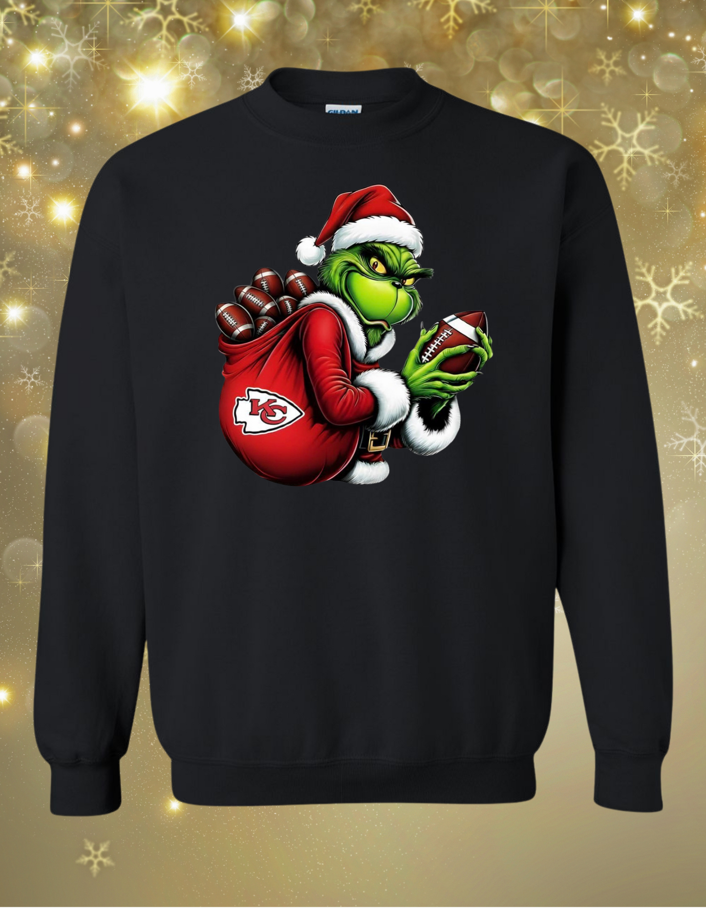 Grinch Santa NFL