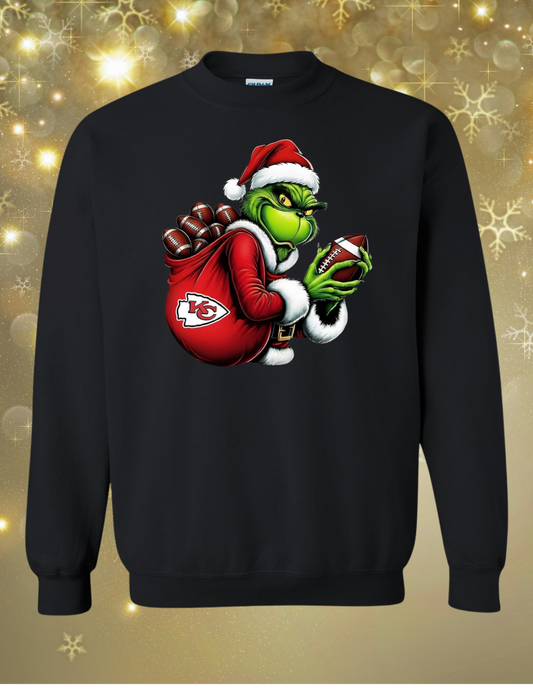 Grinch Santa NFL