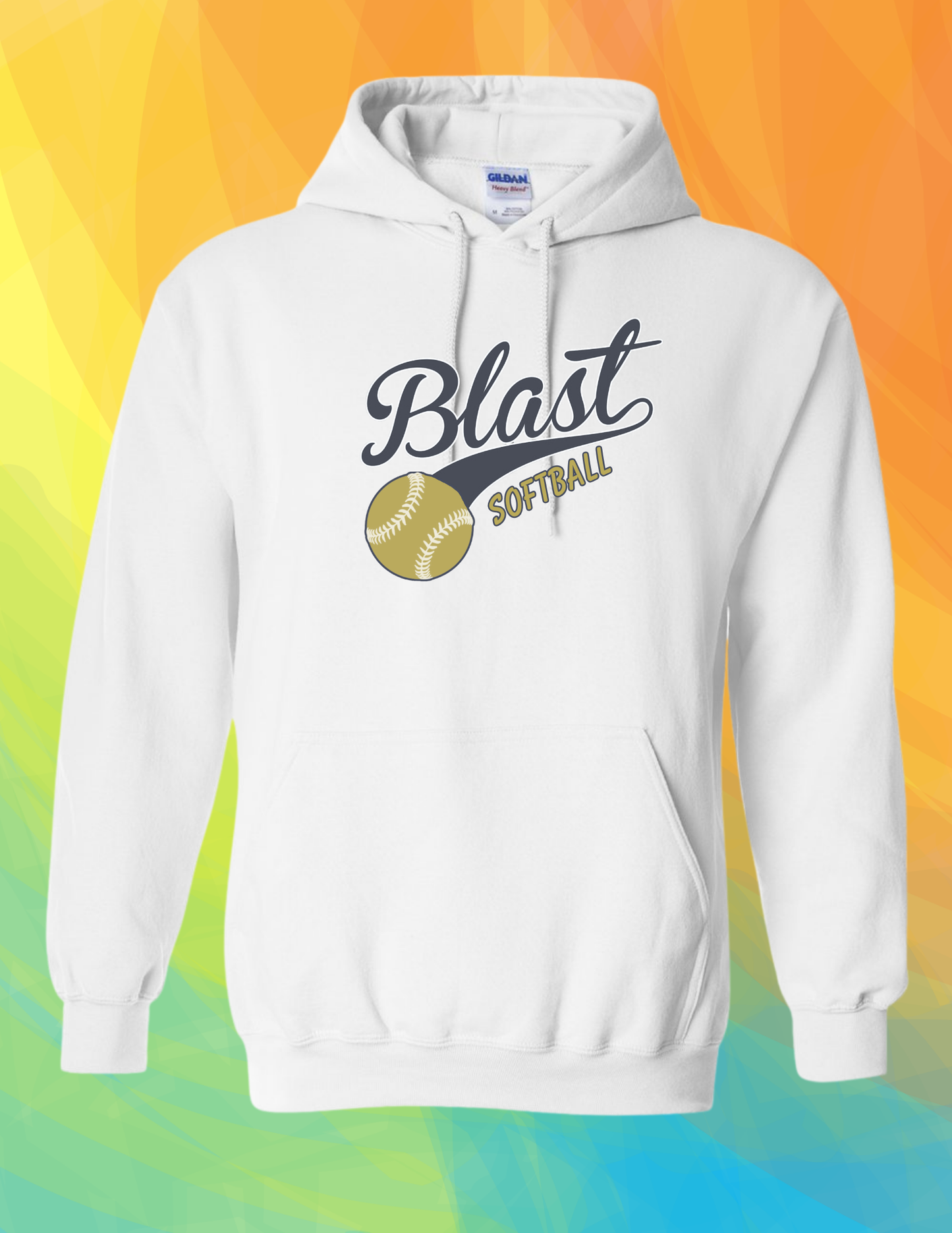 Blast Softball cursive