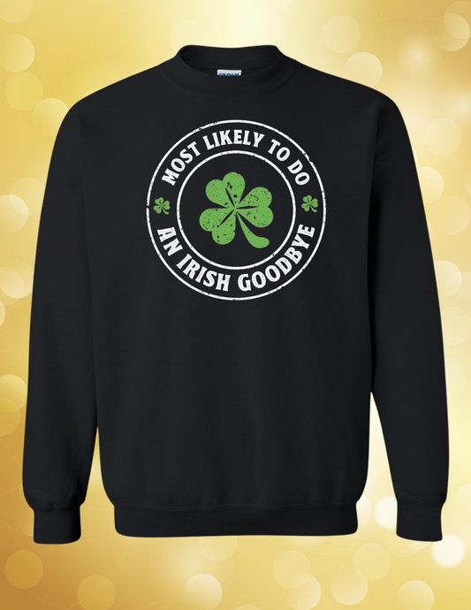 Most likely Irish Goodbye