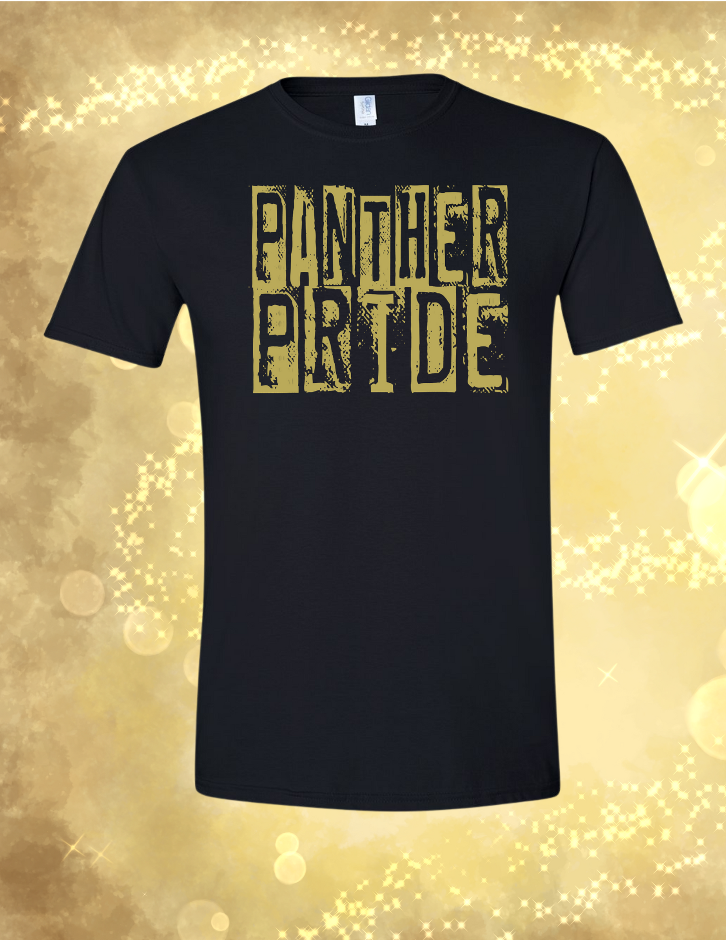 Panther Pride distressed plate