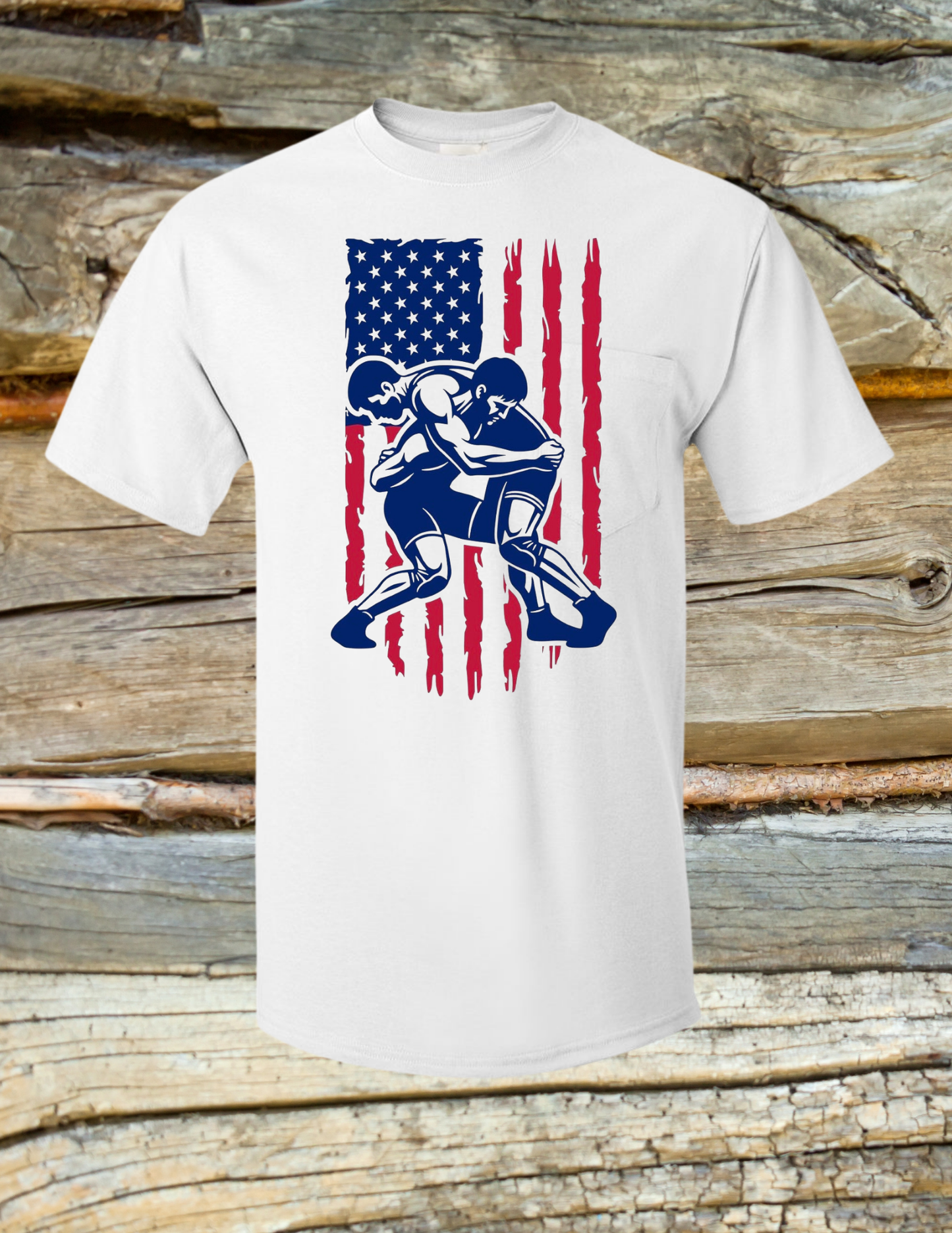 Wrestling Flag america