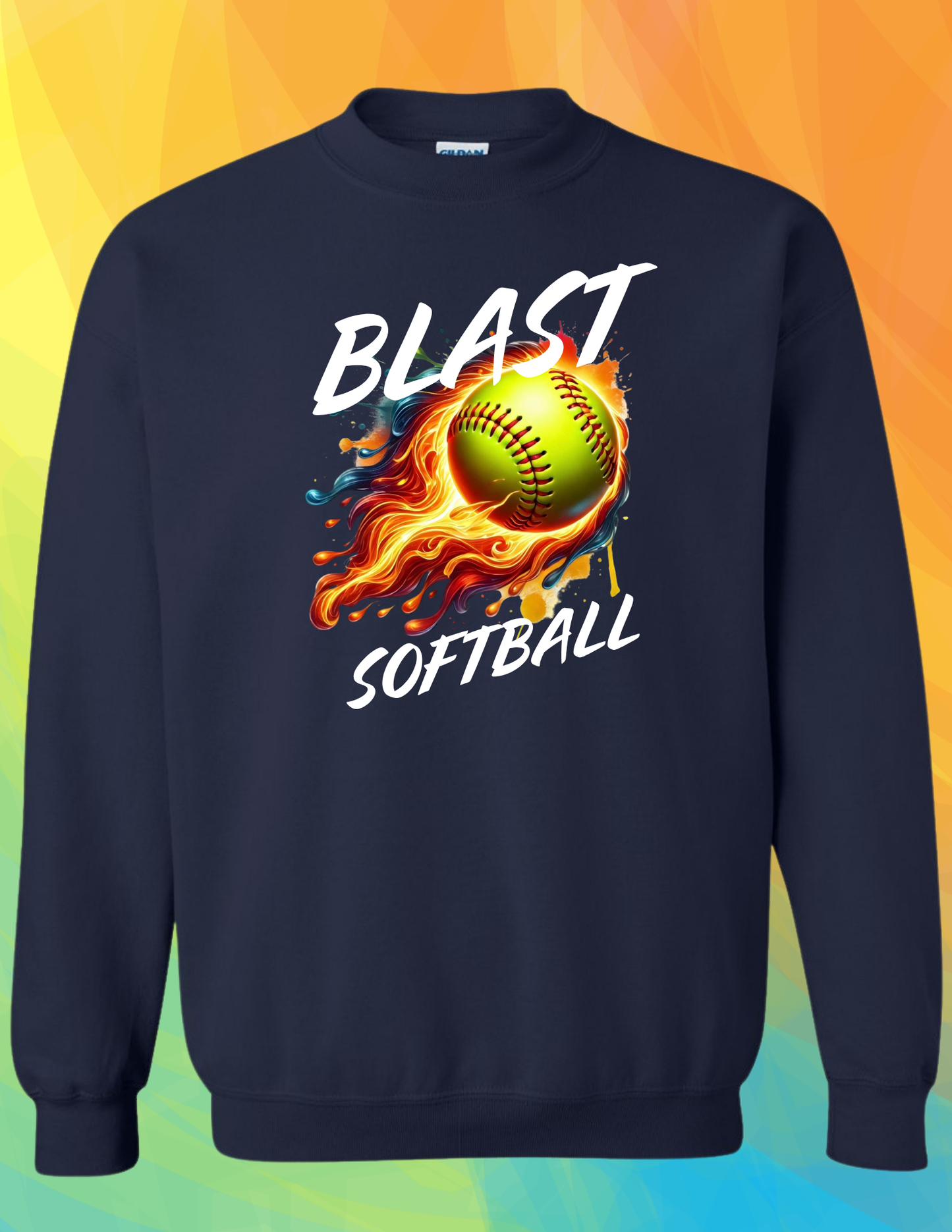 Blast Softball fire
