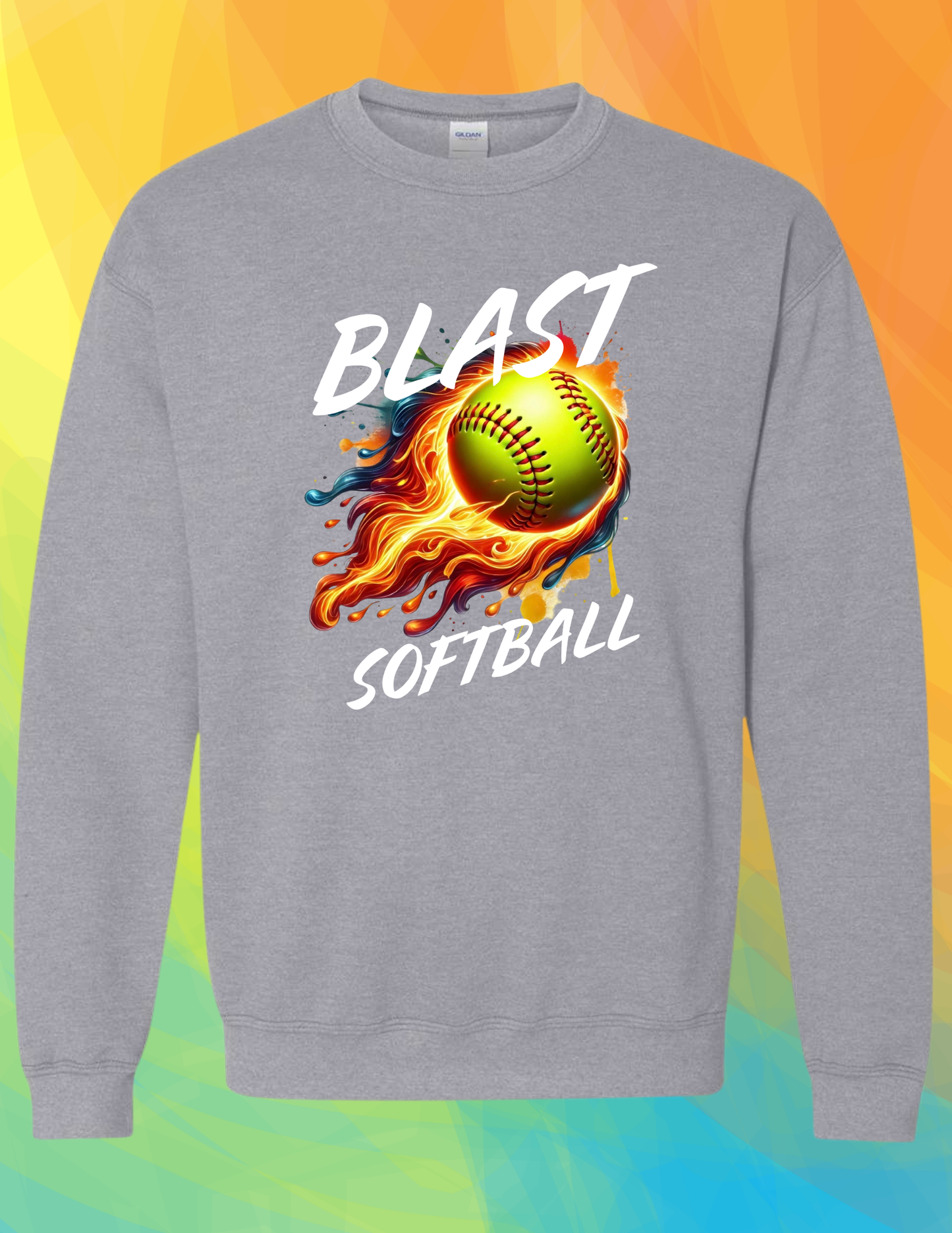 Blast Softball fire