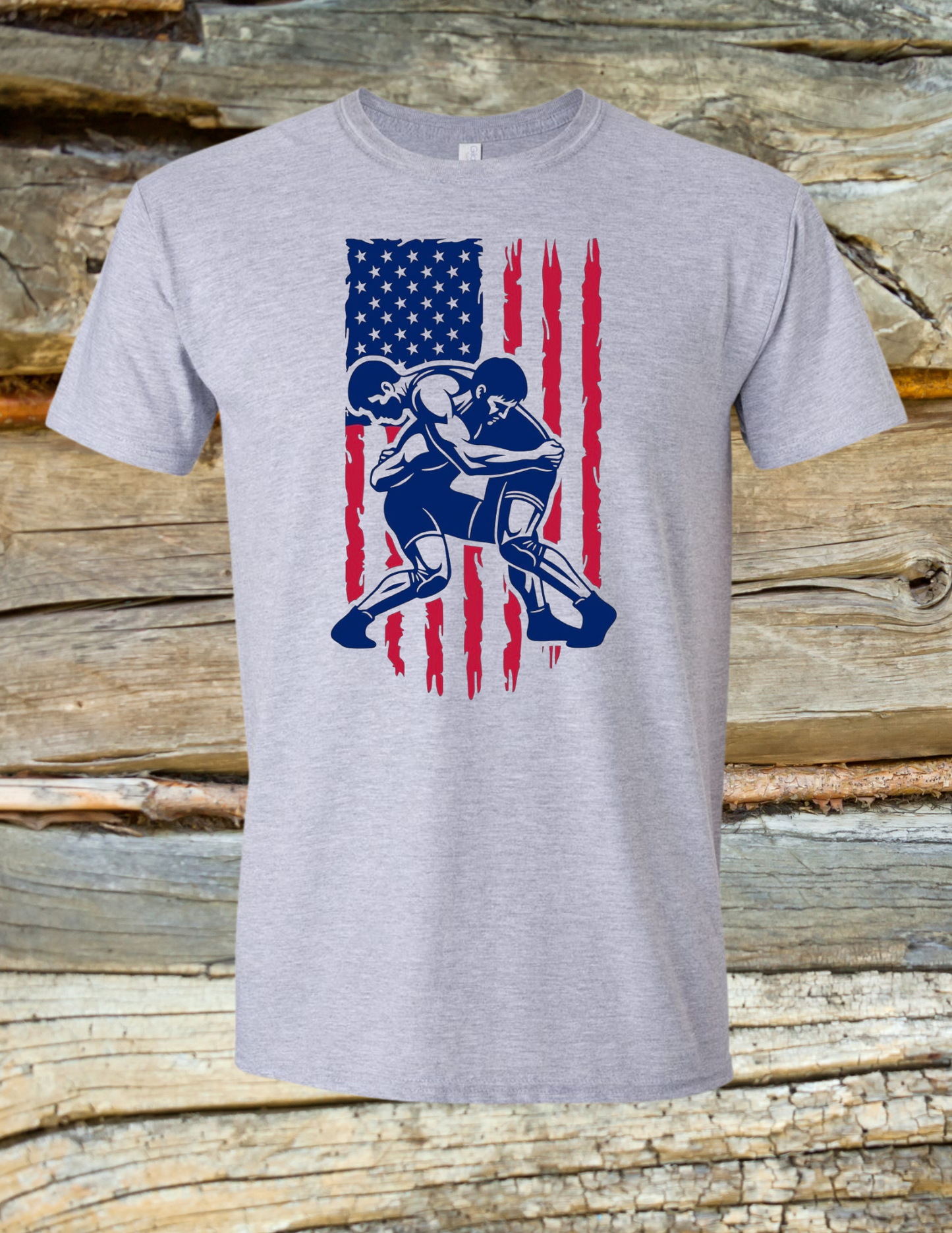Wrestling Flag america