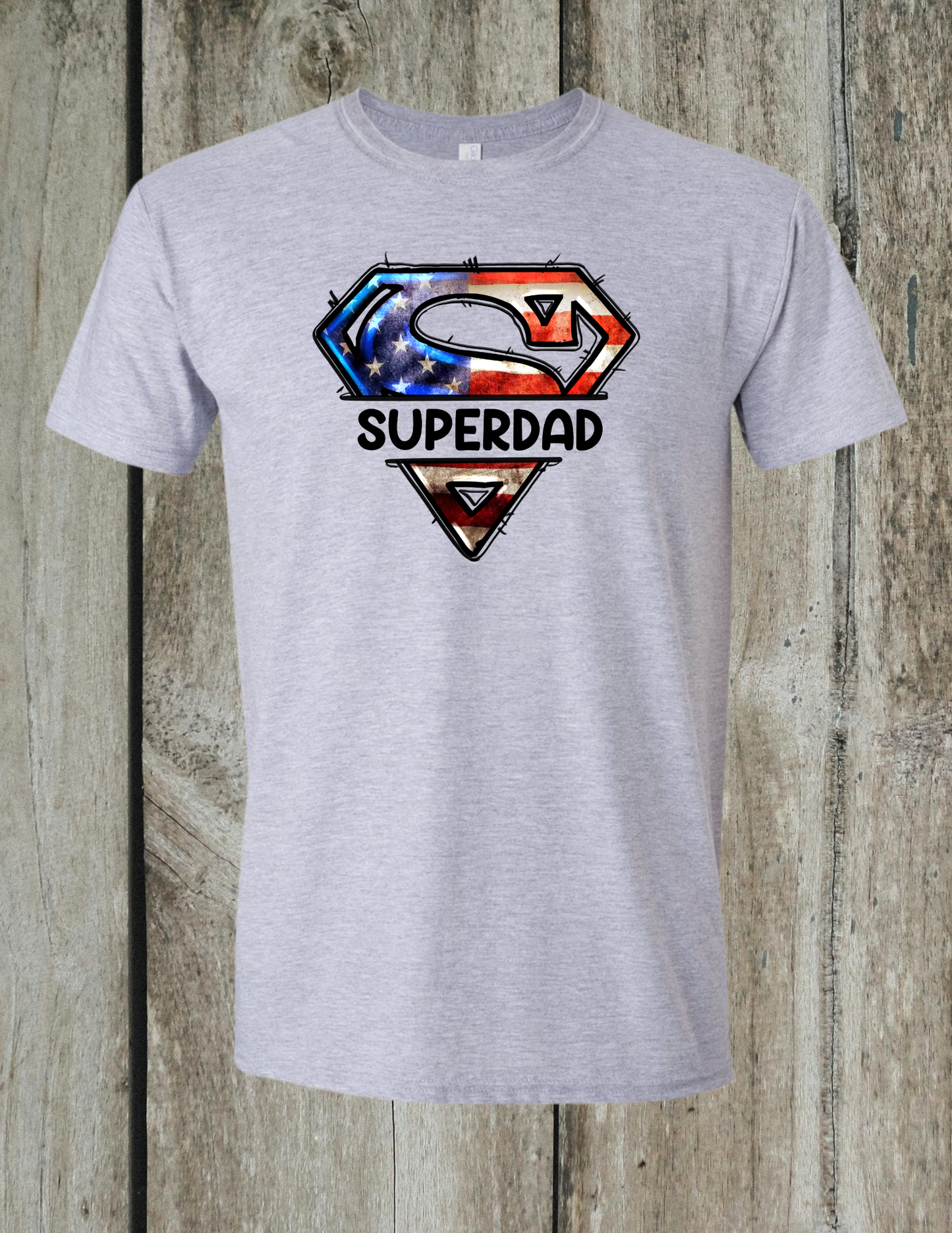 Superdad sheild flag