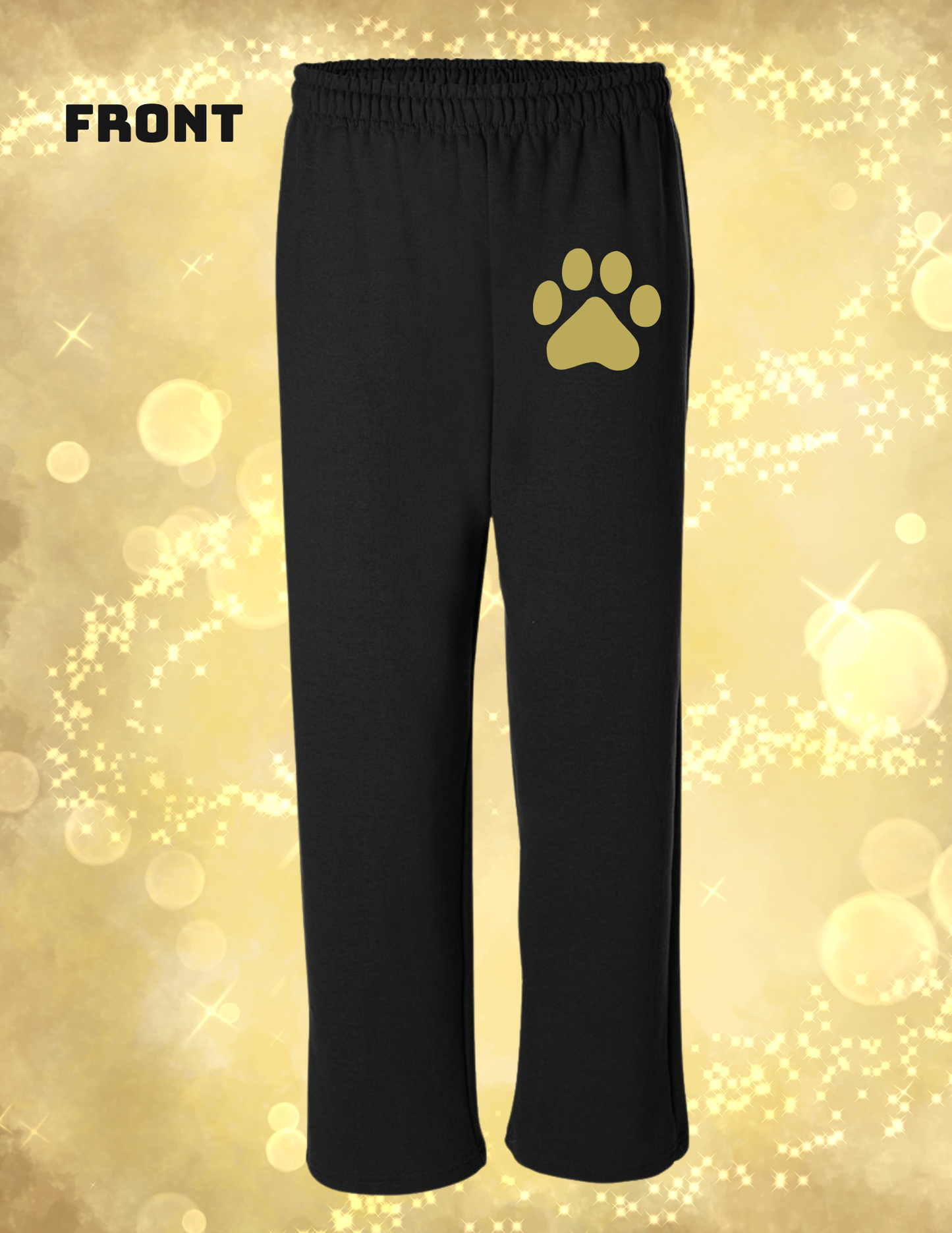 Sweatpants Open Bottom