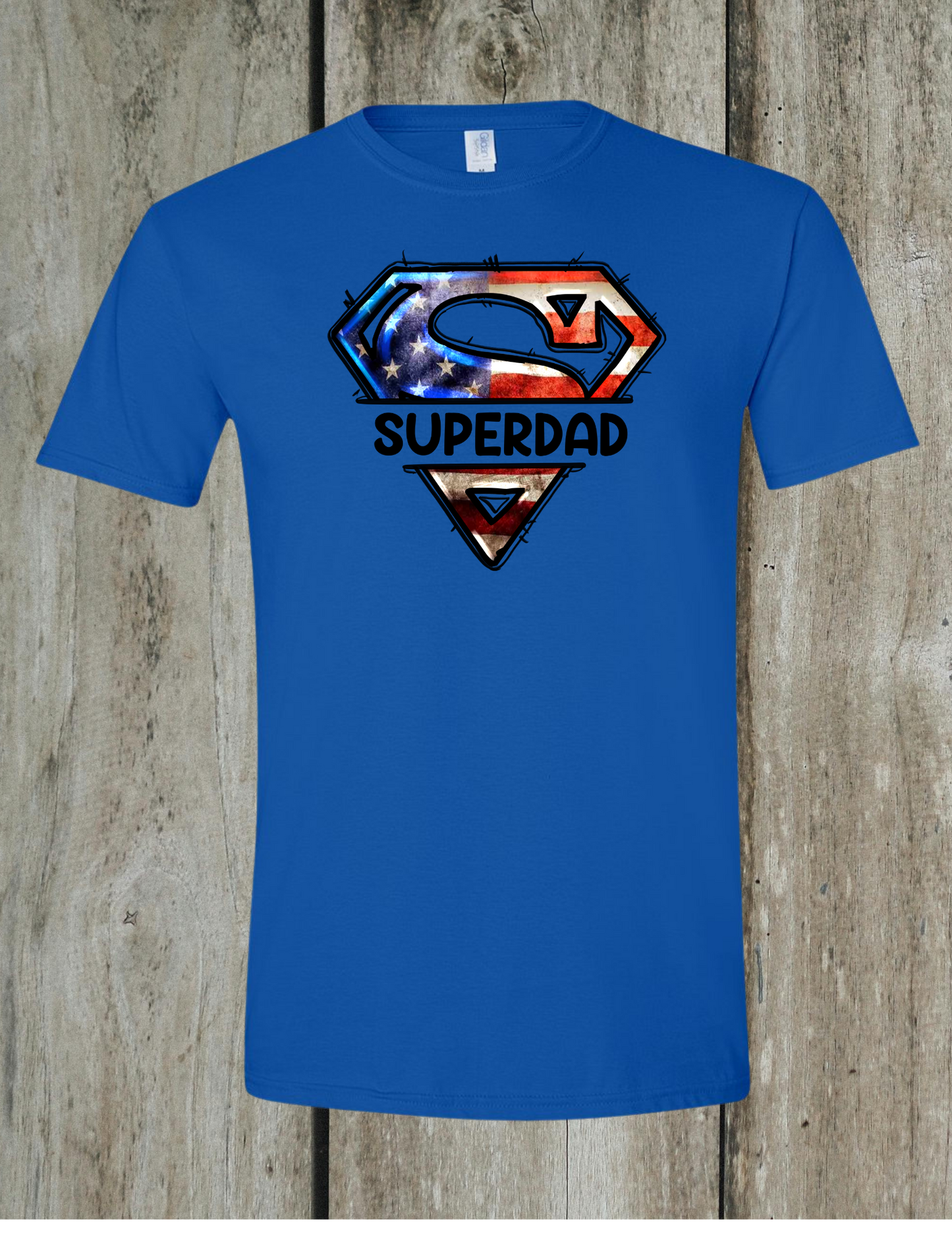 Superdad sheild flag