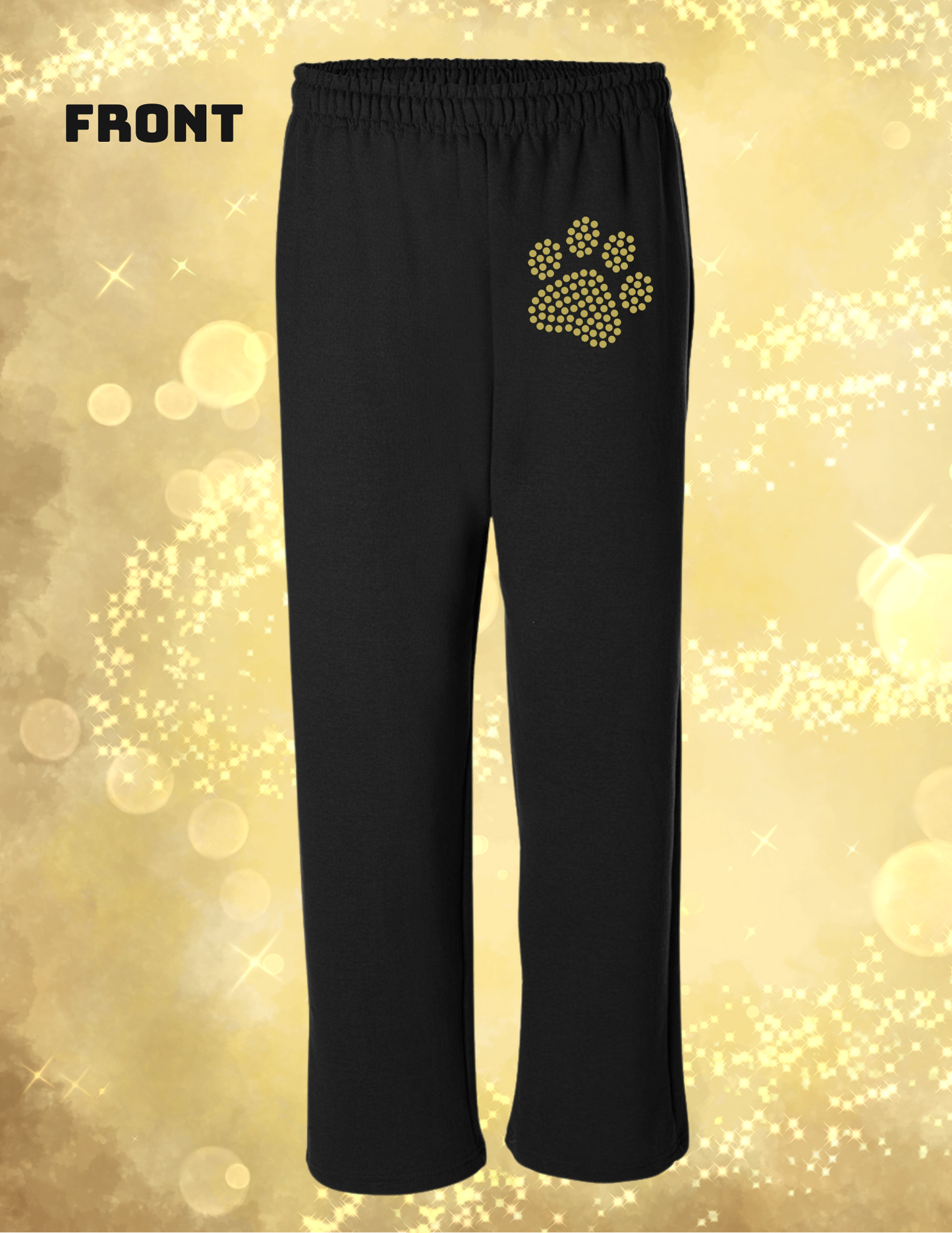 Sweatpants Open Bottom