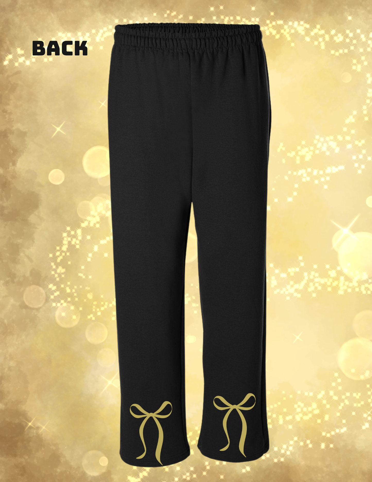 Sweatpants Open Bottom