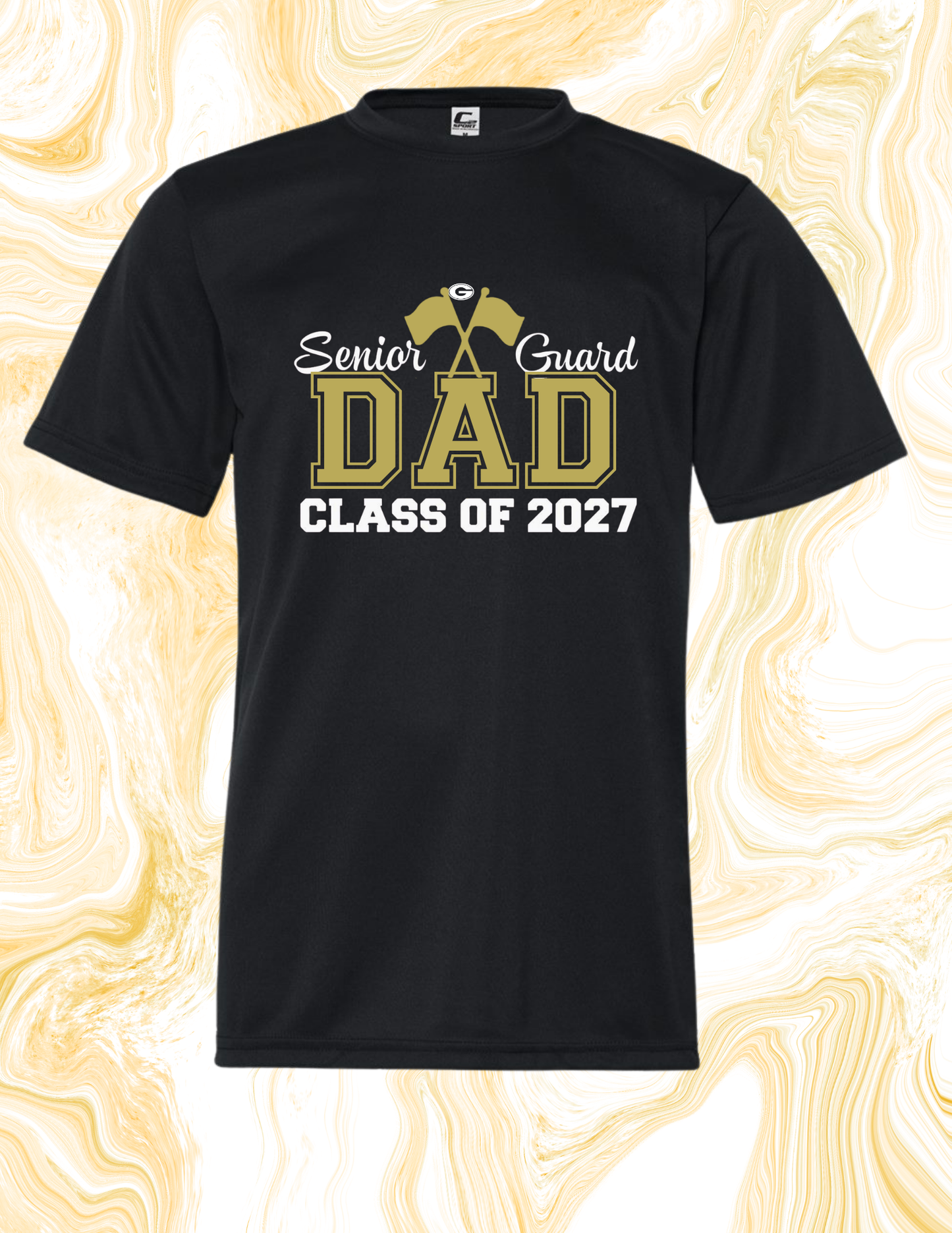 Senior Guard dad/family flag